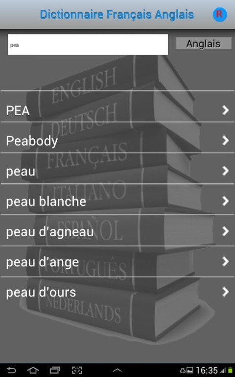 Dictionnaire Français Anglais截图4