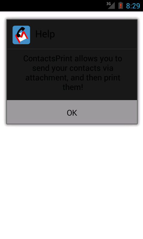 Contacts Print - Rubric text截图4