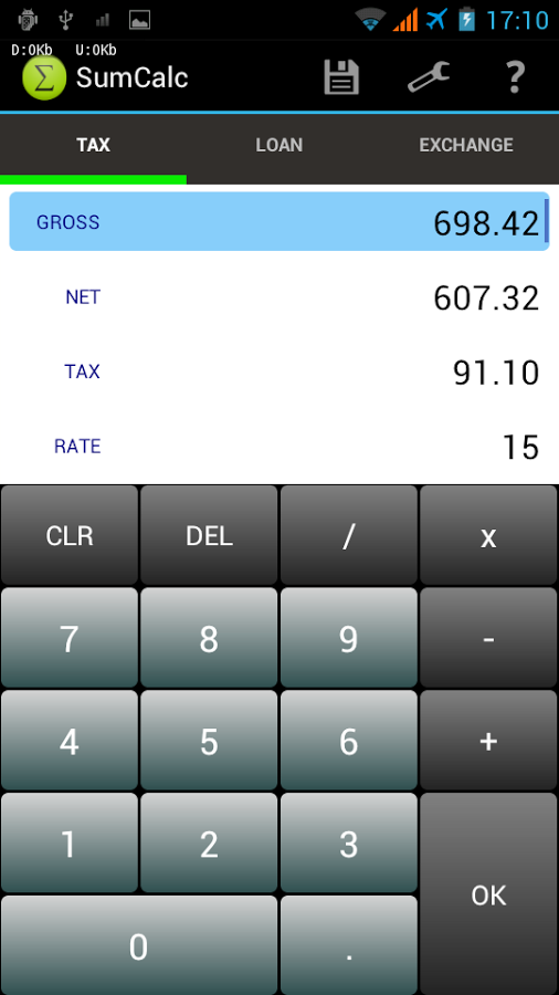 SumCalc - GST VAT Calculator截图2