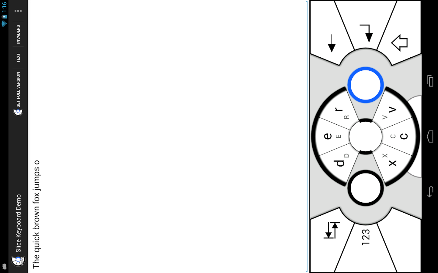 Slice Keyboard Demo截图5