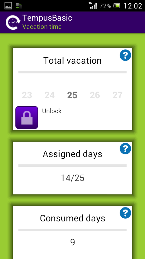 Free TempusBasic Vacation Time截图2