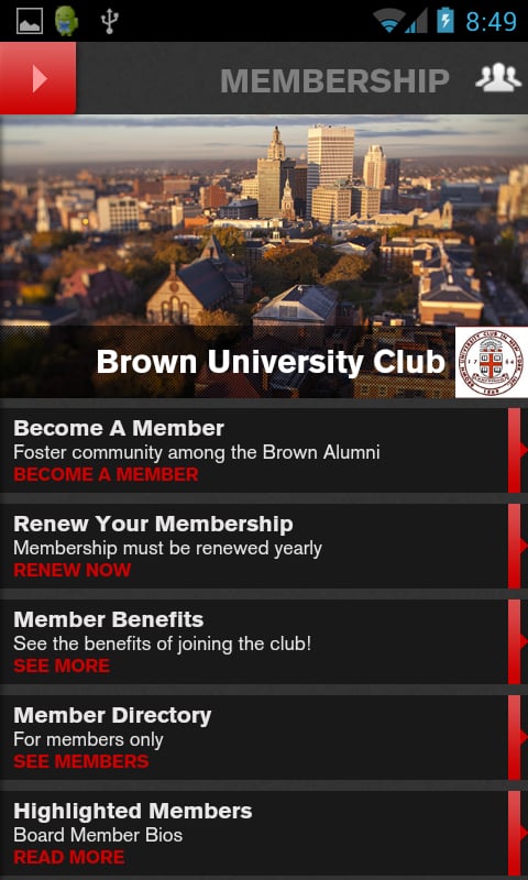 Brown University Club Ne...截图1