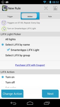 AutomateIt LIFX Plugin截图