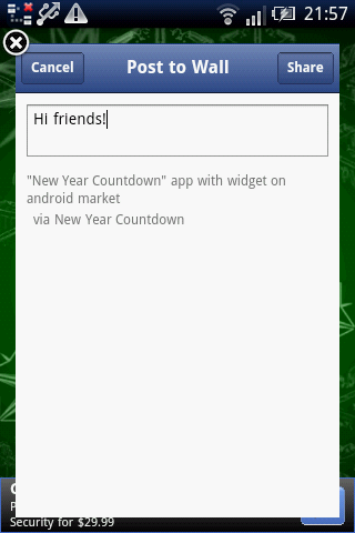 New Year Countdown Widget Ex截图5
