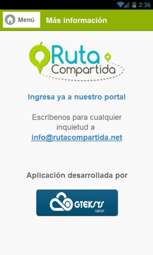 Ruta Compartida截图3