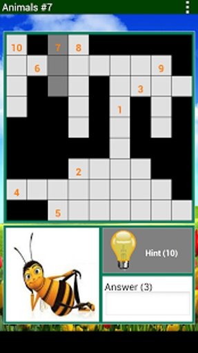 English Crossword puzzle game截图1