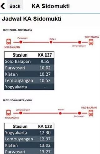 Solo Jogja Train截图4