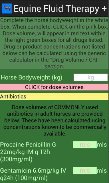 Equine Fluid Therapy +截图2