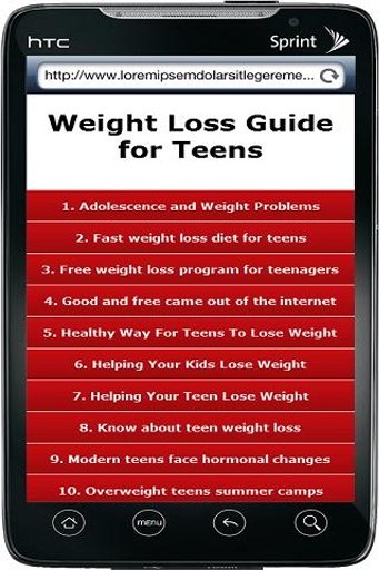 Teens Weight Loss Guide截图1