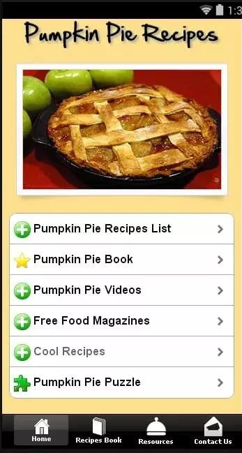Free Pumpkin Pie Recipes截图1