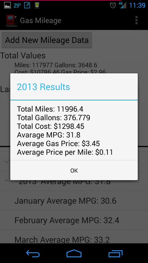 Gas Mileage截图2