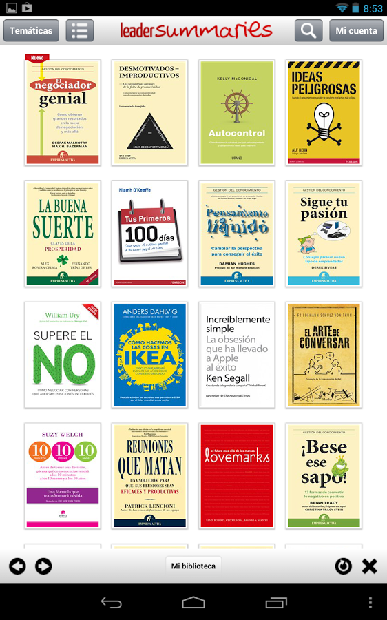 Biblioteca Leader Summaries截图1