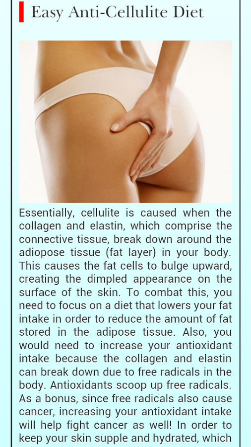 Anti Cellulite Diet截图4