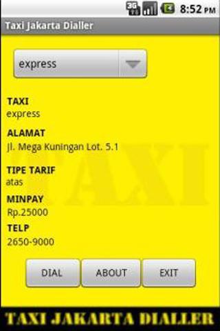 Taxi Dialler (Jakarta)截图2