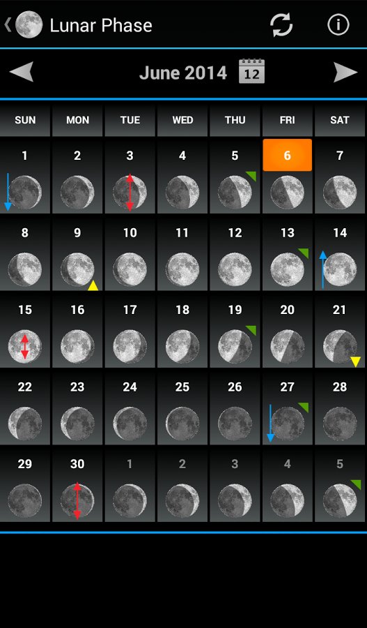 Lunar Phase for Android ...截图6