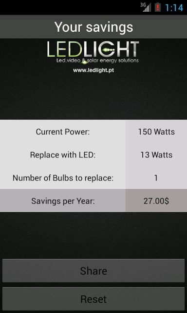 Led Savings Calculator截图3