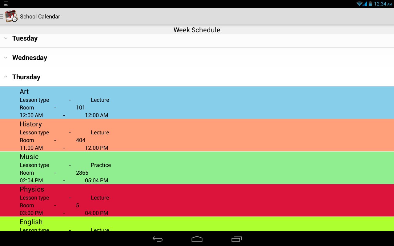 School Calendar截图5