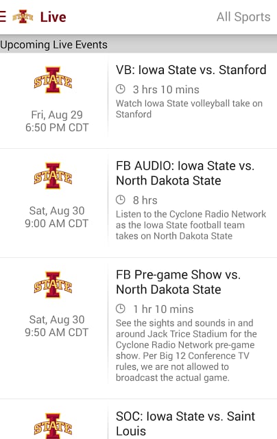 Iowa State Cyclones: Free截图1