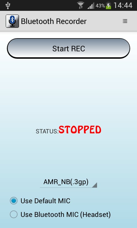 Bluetooth Recorder截图1