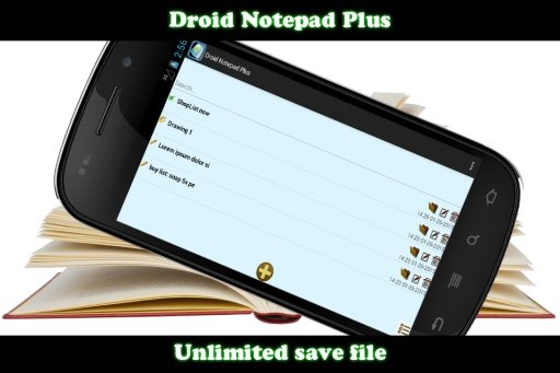 Droid Notepad Plus截图2