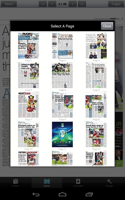 The Rugby Paper, Irish Edition截图2