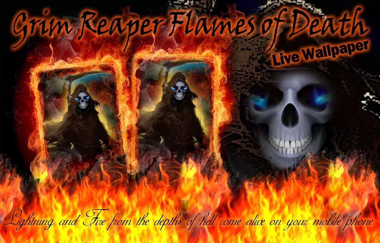 Grim Reaper Flame of Death LWP截图1