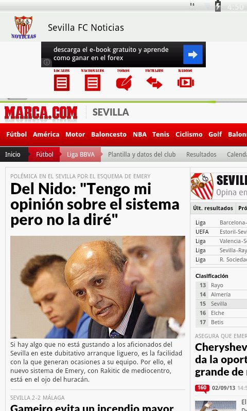 Sevilla FC Noticias截图2