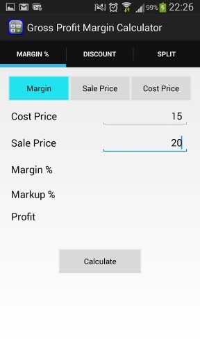 Gross Profit Margin Calculator截图2