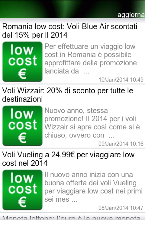 Low Cost Notizie截图2