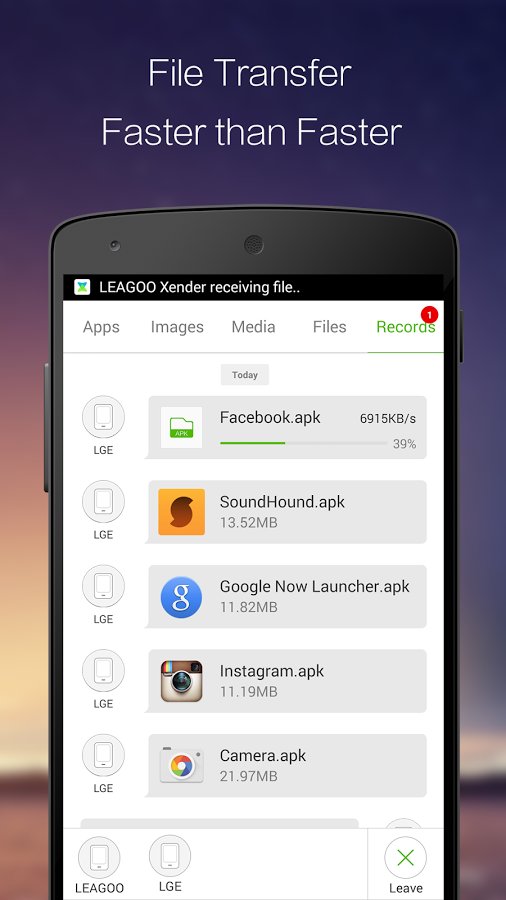 LEAGOO Xender - File Transfer截图2