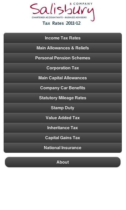 Tax Card截图2