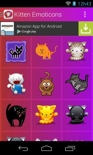 Kitten Emoticons截图1