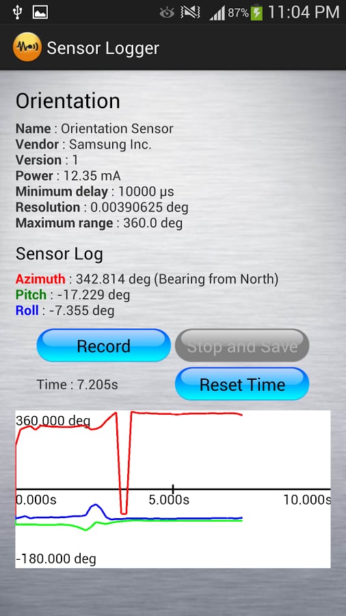 Sensor Logger截图2