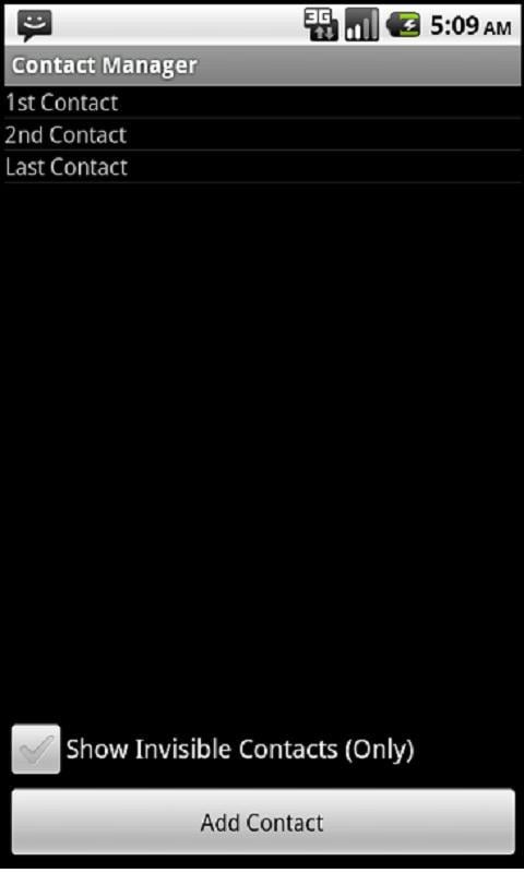 Contact Manager 0.1截图2