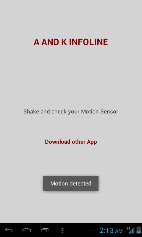 Motion Detector Sensor C...截图3