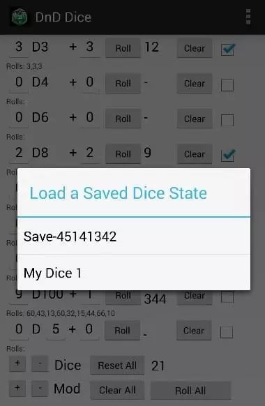 DnD Dice Roller截图3