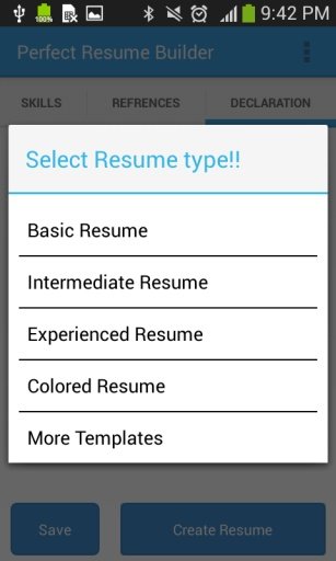 Perfect Resume Builder截图5