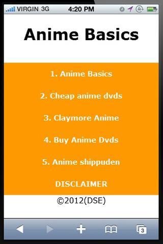 Anime Basics截图1