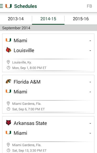 Miami Hurricanes: Free截图1