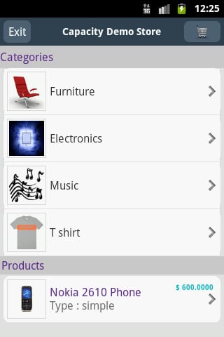 Magento Mobile Store截图2