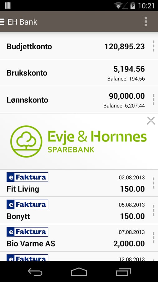 Evje og Hornnes Spb Bedr...截图5