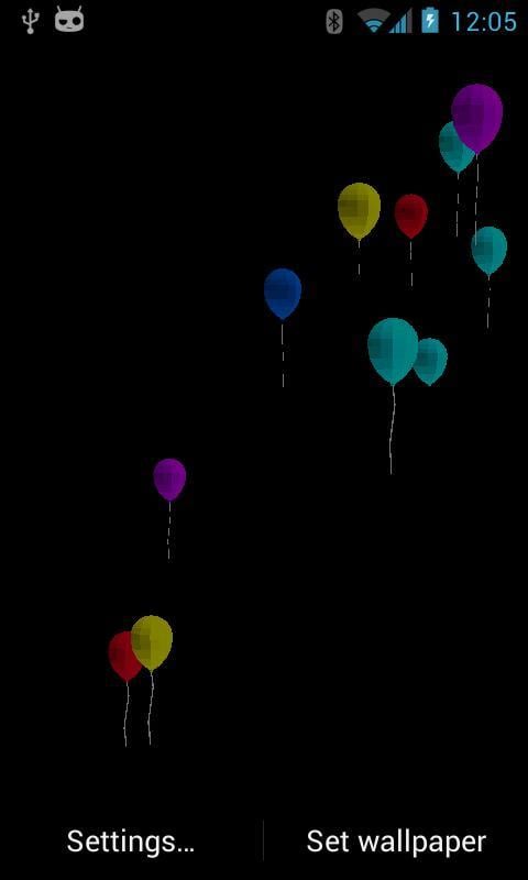 Colorful Balloons 3D Live Wall截图1