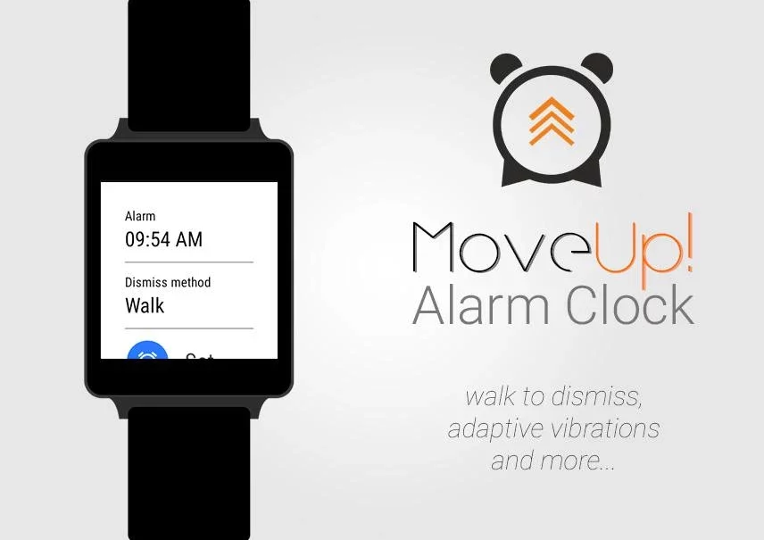 MoveUp! Alarm Clock for Wear截图2