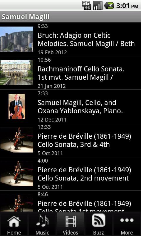 Samuel Magill, Cellist截图3