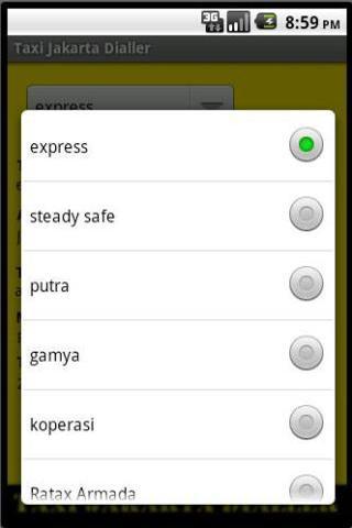 Taxi Dialler (Jakarta)截图1