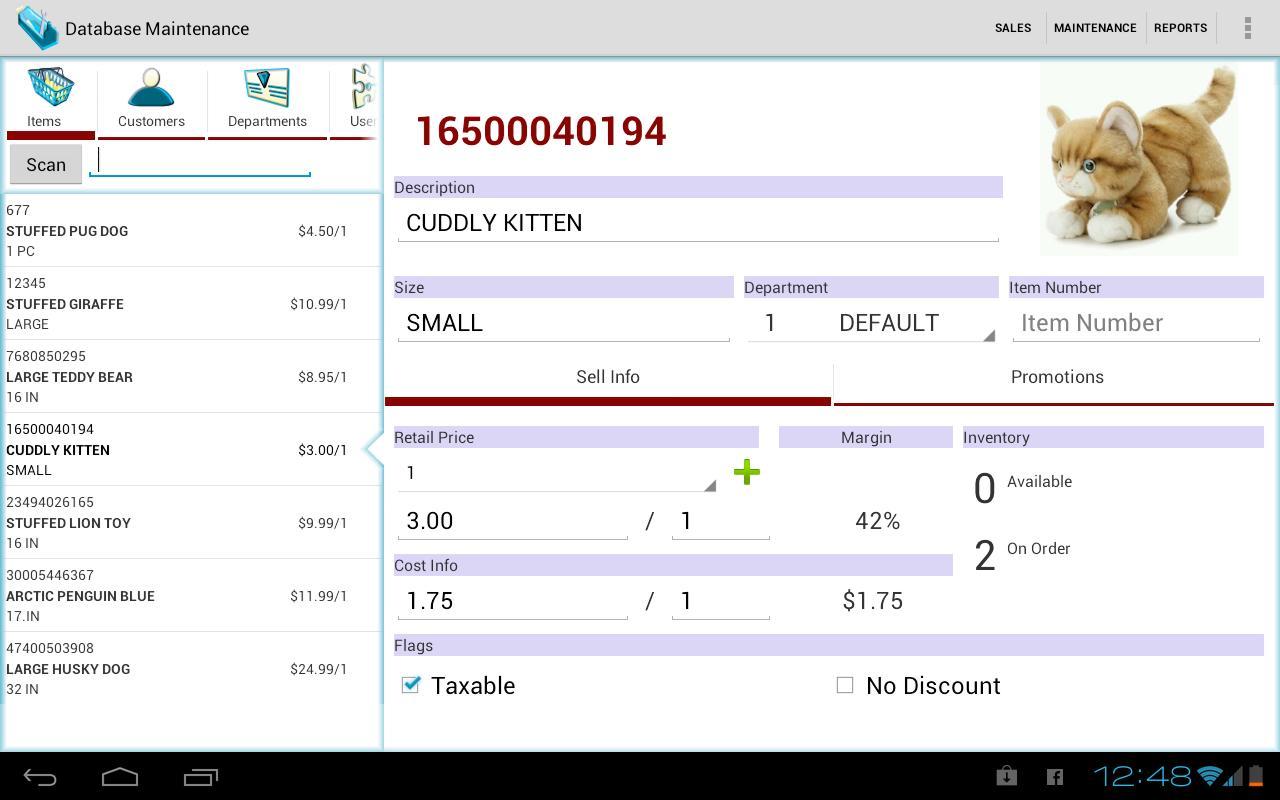 CrossStreet Point of Sale DEMO截图4