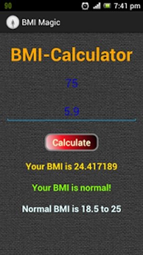 BMI Magic Free截图2