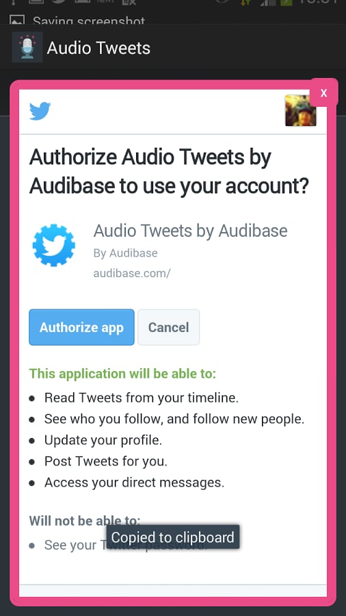 Audio Tweets截图3