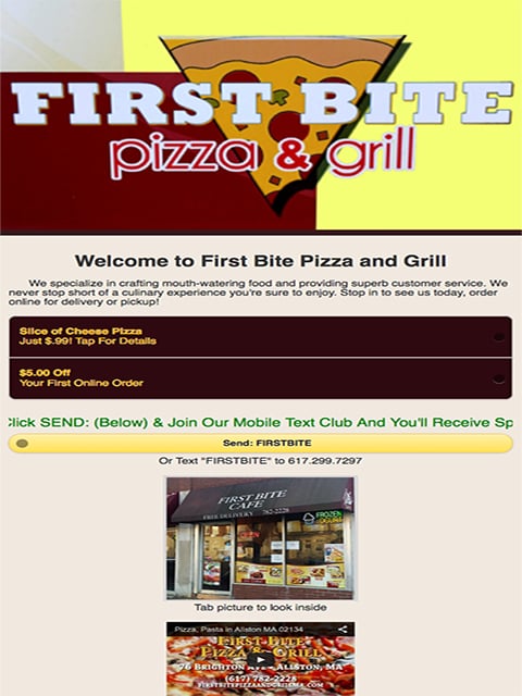 First Bite Pizza &amp; Grill截图2