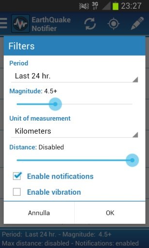 Earthquake Notifier截图1